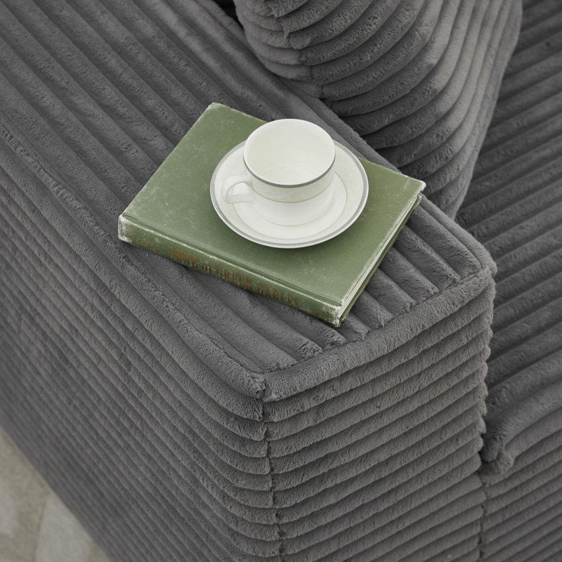 Canapé modulaire simple pour salon, Gris