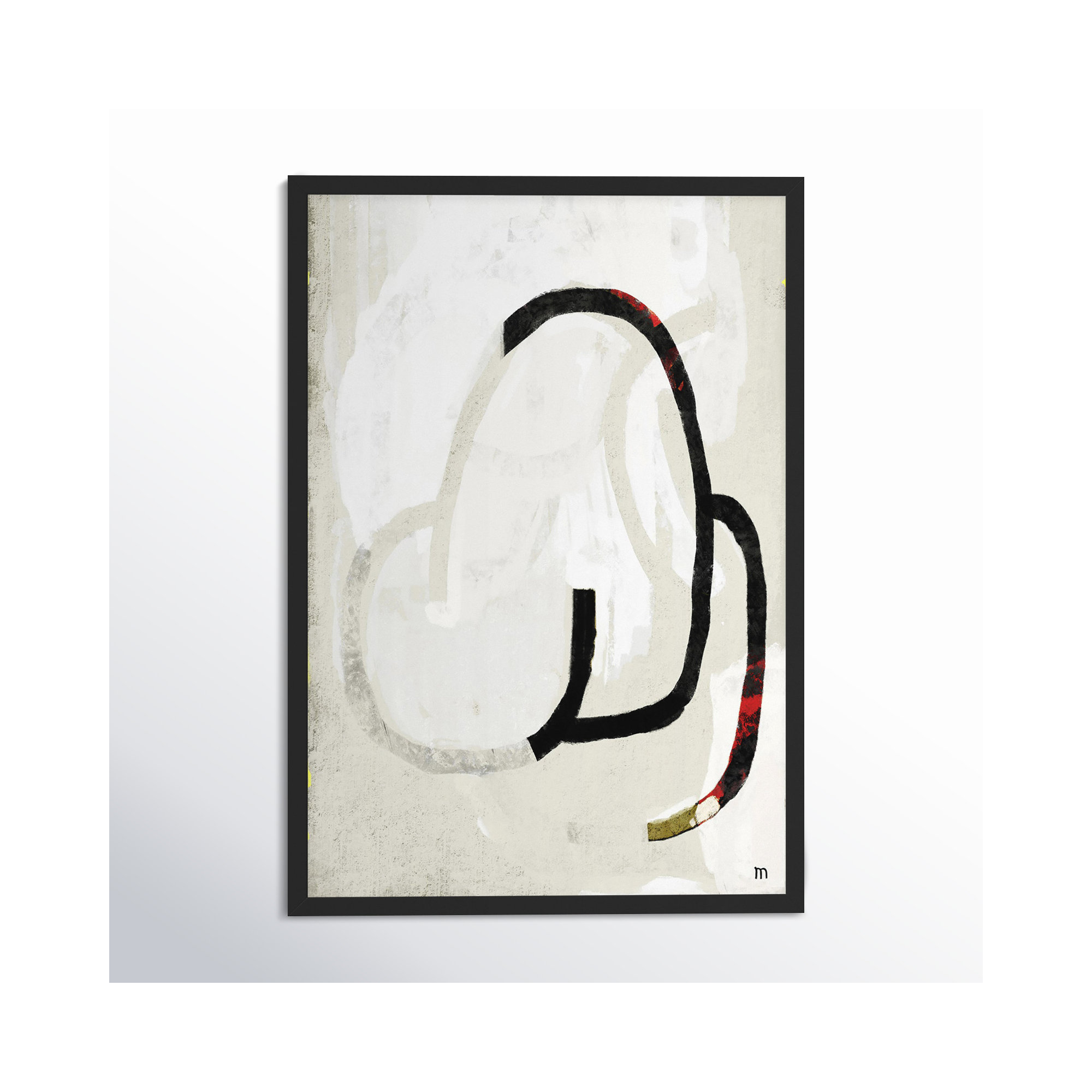 Unfinished by StudioM, 20" H x 14" W x 1.25" D, Black