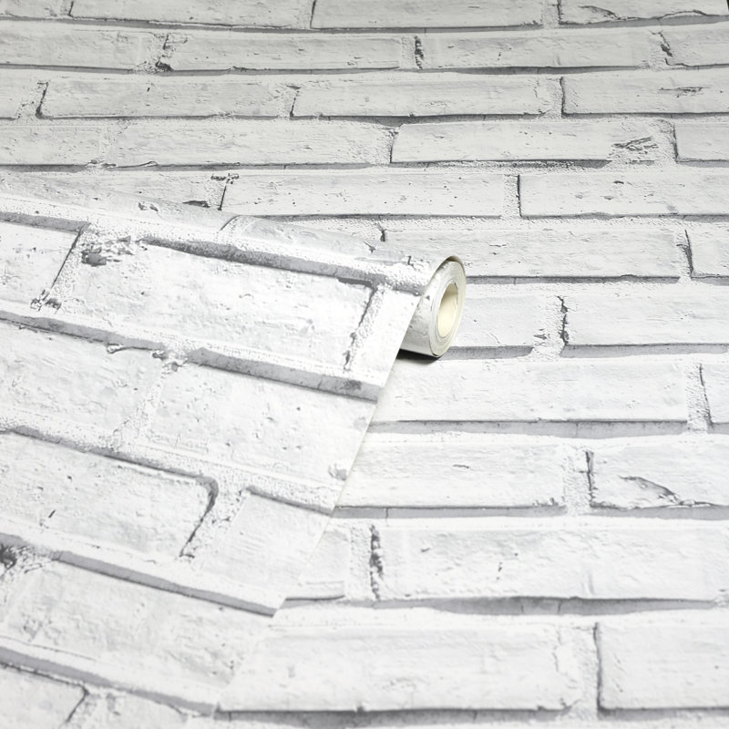 Rouleau de papier peint Delania, Blanc