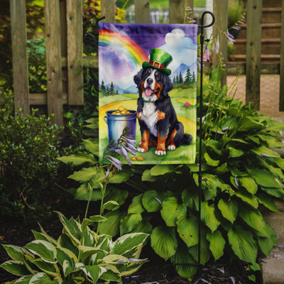 Drapeau de jardin double face en polyester H 15,5 po x l 11,25 po St Patrick's Day
