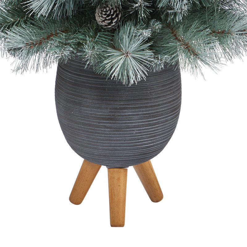 British Columbia 3.5' H Lighted Artificial Pine Christmas Tree