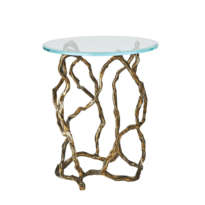 Glass End Table