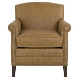 Dresden 29" Wide Top Grain Leather Club Chair