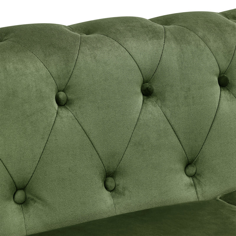 Canapé capitonné classique Classic Chesterfield, Vert