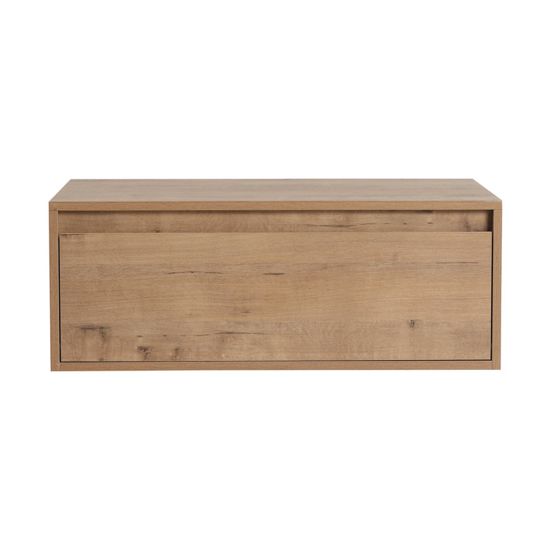 30" Bathroom  Cabinet,Soft Close Drawer,Float Mounting Design (Only Vanity, Without Sink)
