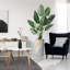 Arbre artificiel en pot, faux oiseau de paradis en soie, décoration de la maison (pot et arbre)-1741763273-1726828201