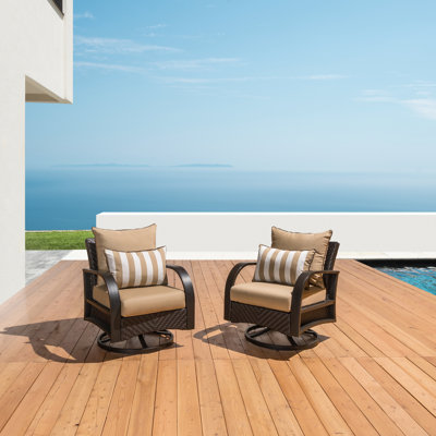 Kechia Wicker Patio Chair