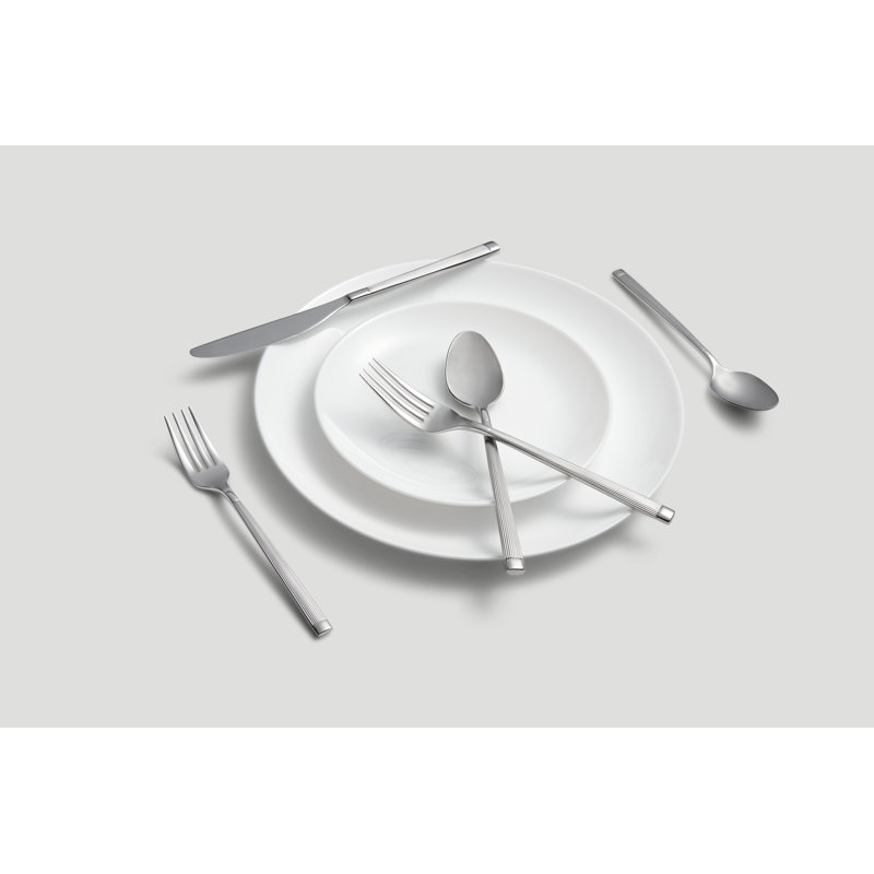 Ensemble de couverts 20 pièces Zaylen Mirror, service pour 4, Argent