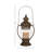 Metal Decorative Brown Indoor Outdoor Candle Lantern with Handle