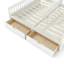 Kids Double Twin House Platform Bed With Shelves And 2 Drawers-1057972735