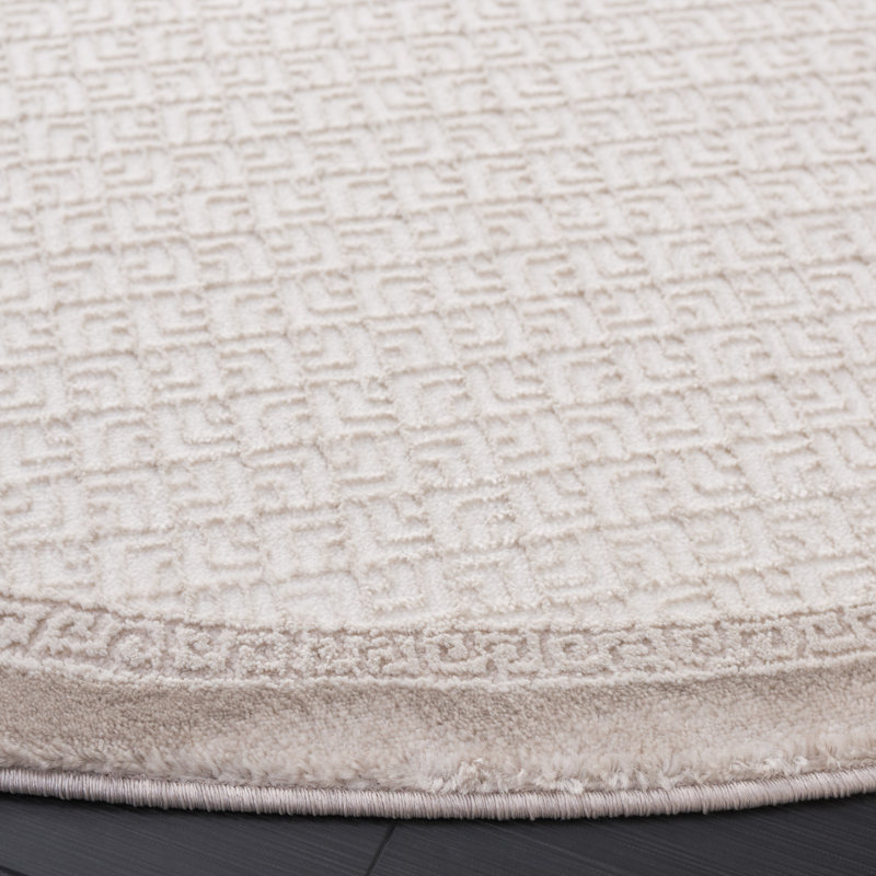 Tapis géométrique de performance Kevinmichael, Rond 6 pi 7 po