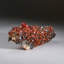 Genuine Vanadinite Crystal Cluster On Matrix from Morocco