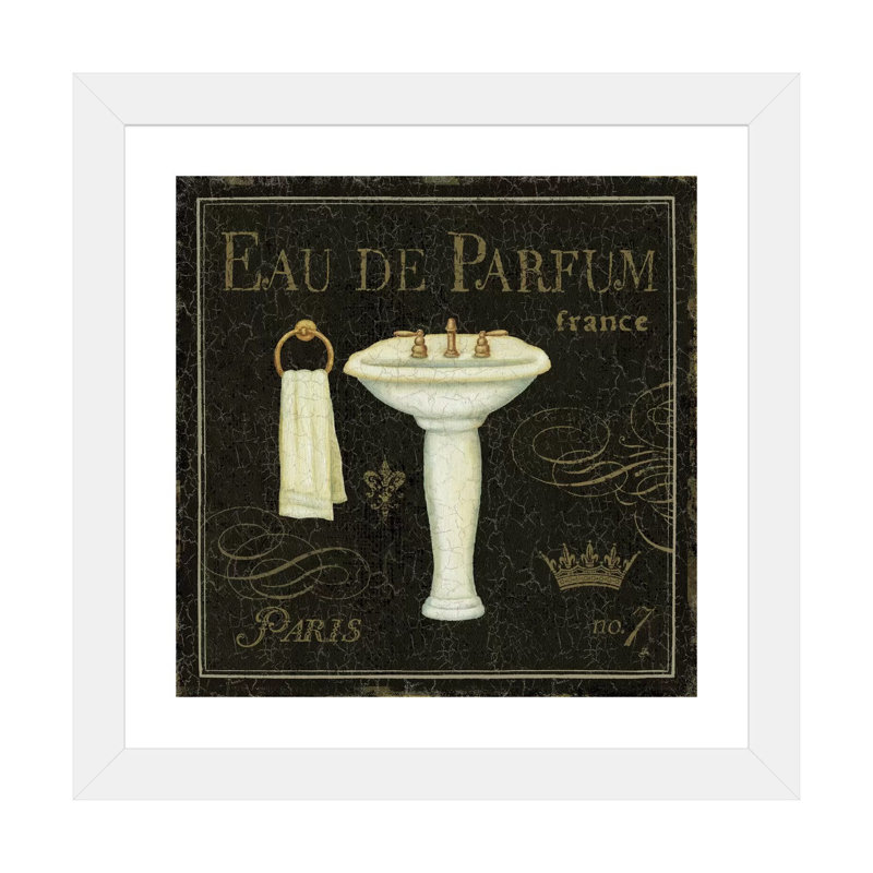 Bain de luxe III par Daphne Brissonnet-impression d’art graphique, H 16 po x l 16 po x p 1 po, Papier encadré blanc