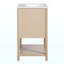 Ensemble de meuble-lavabo sur pied 20 po avec lavabo en céramique, ensemble de meuble-lavabo simple autoportant avec porte à fermeture douce, style français.