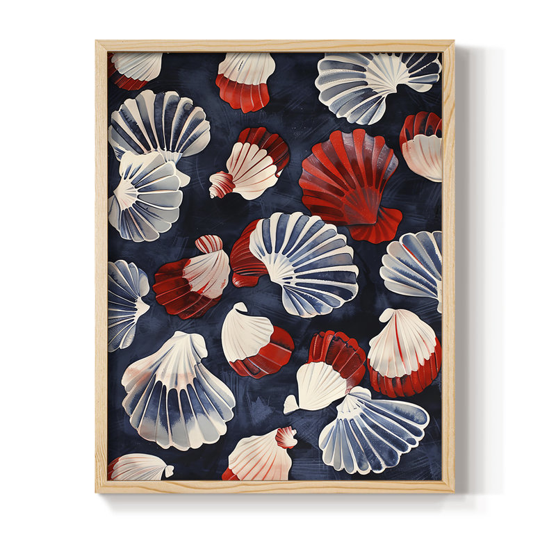 NAUTICAL Series CECI, reproduction encadrée - bois massif, H 21 po x l 17 po