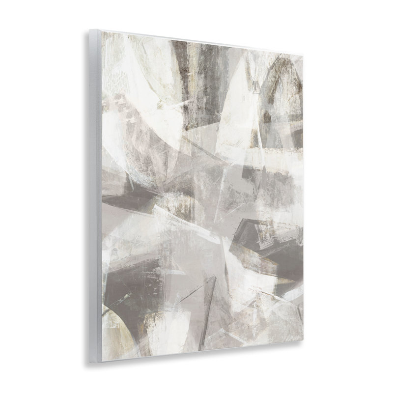 Grey Soft Currents Wall Plaque, design by Hannah Dawson