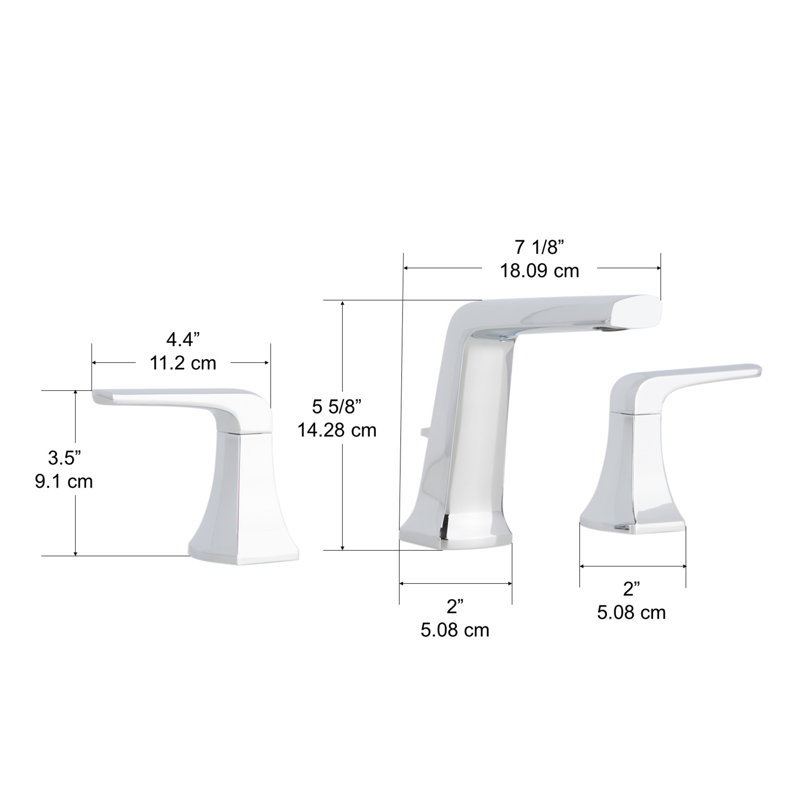 Linea Widespread 2-handle Bathroom Faucet