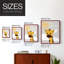 Sunshine Giraffe, reproduction encadrée - bois massif-112366653-112366656
