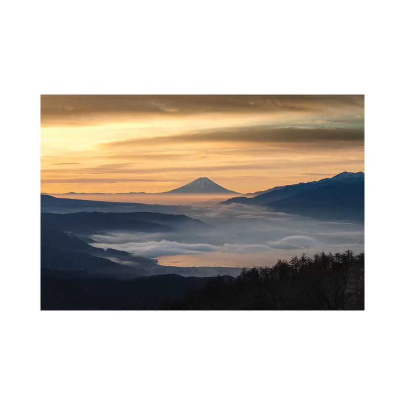 Mount Fuji XX by Daisuke Uematsu - Print on Canvas, Wrapped Canvas, 45.72cm H x 66.04cm W x 3.81cm D
