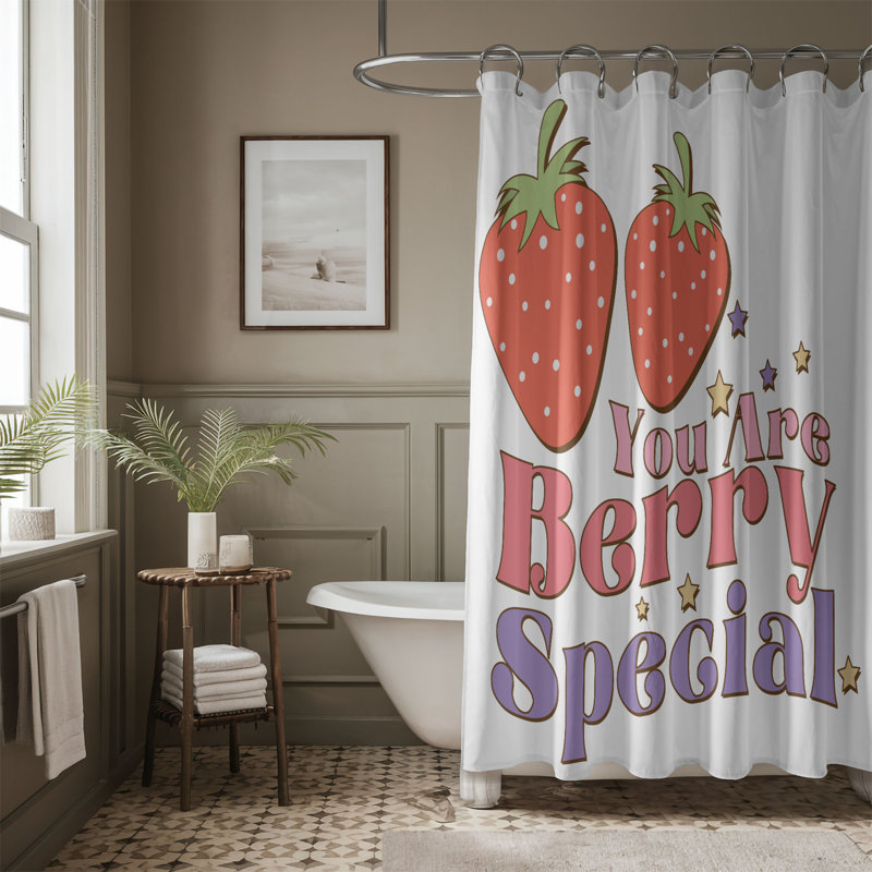 Rideau de douche 1 pièce Joy Flow, H 74 po x l 71 po