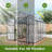 Newly Designed Heavy Duty Aluminum Frame 8X10 FT Polycarbonate Greenhouse For All-Season Plant Protection And Optimal Growth