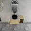 Meuble-lavabo mural avec lavabo d'art en céramique