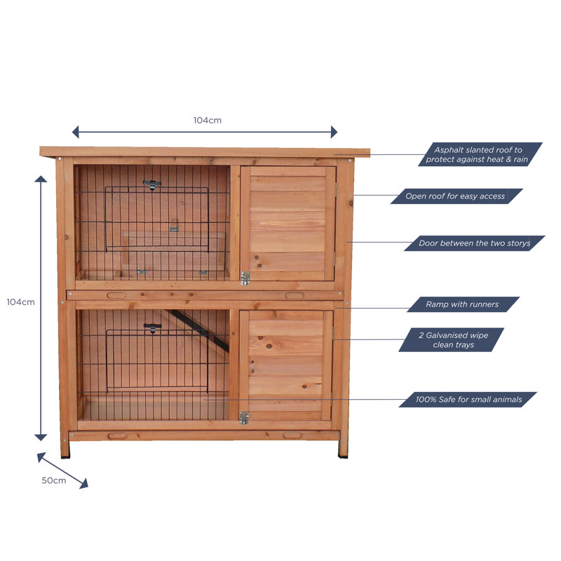 Weather Resistant Rabbit Hutch