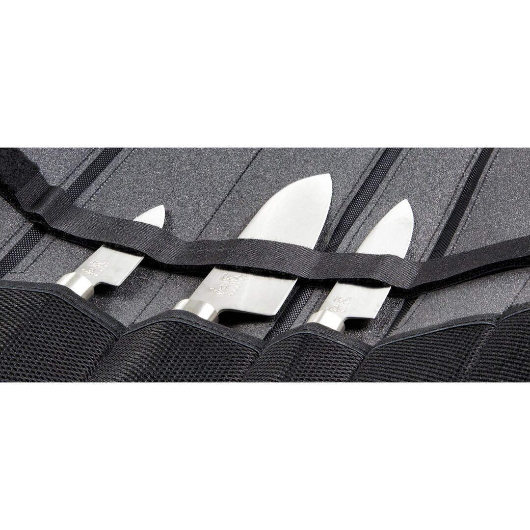 Kai Wasabi Black Messertasche Mit 5 Messer, Messeraufbewahrung, Messeretui, DM-0781EU67