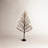 4 Foot Electric Lighted Black PVC Wrapped Micro LED Tree with Outdoor UL Adapter