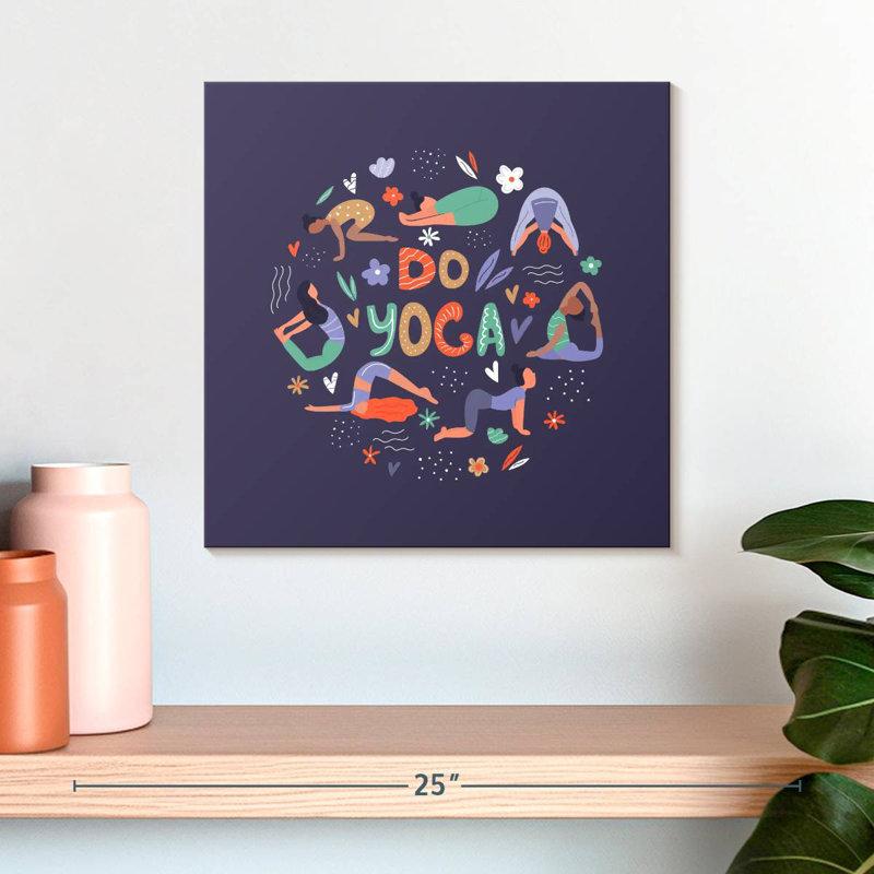 Senne Do Yoga, 16" H x 16" W