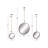 Cline Metal Circle Wall Mirror