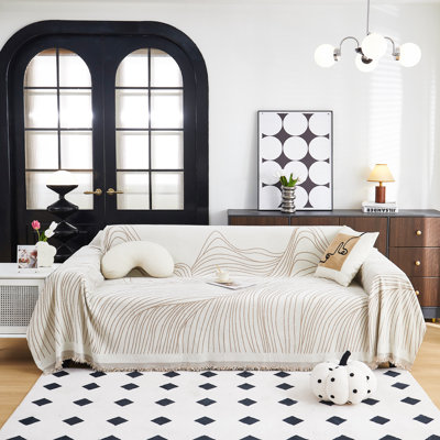Housse pour canapé en chenille