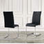 Chaise d'appoint en similicuir