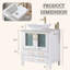 Ensemble de meuble-lavabo autoportant 30 po White Morden