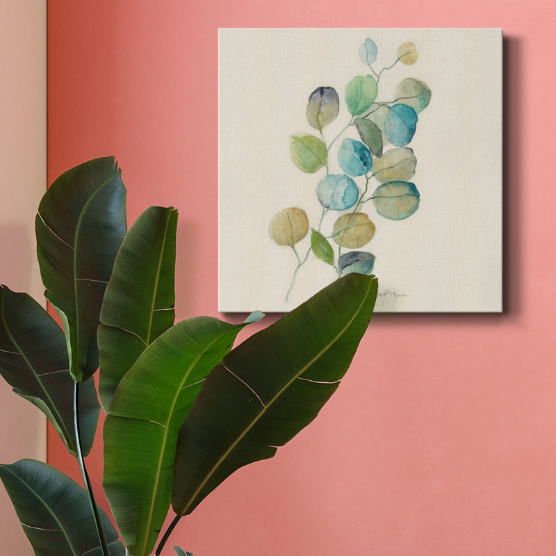 Eucalyptus I - Reproduction d'art sur toile tendue, H 10 po x l 10 po x P 1 po
