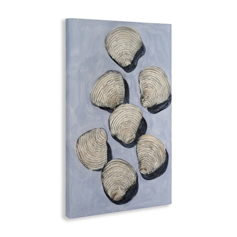 Toile de la collection Embellished Shells, design par Michael Willett, H 36 po x l 24 po
