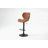 Adjustable Height Counter Stool with Metal Frame