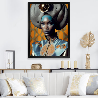 «Beautiful Contemporary Contemporary African Retro», reproduction sur toile
