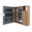 Armoire de salle de bain avec miroir 41,7 po