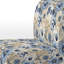 Fauteuil de chambre rembourré Classic Blue Harmony Bouquet
