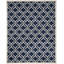 Tapis bleu marine / beige Ammundsen-1743545701