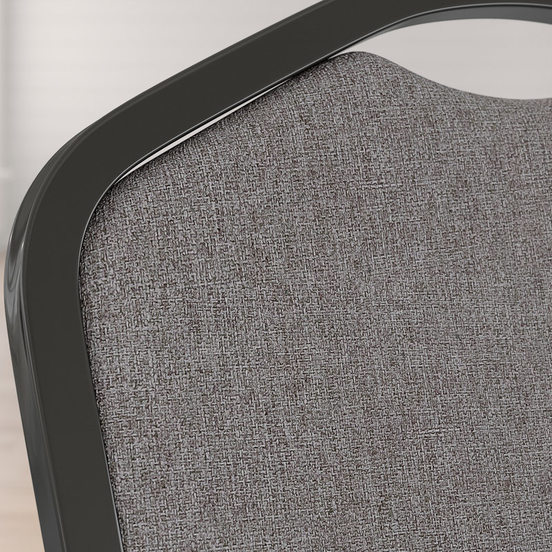 Chaise de banquet empilable Oliverson, Argent, Blue, 1