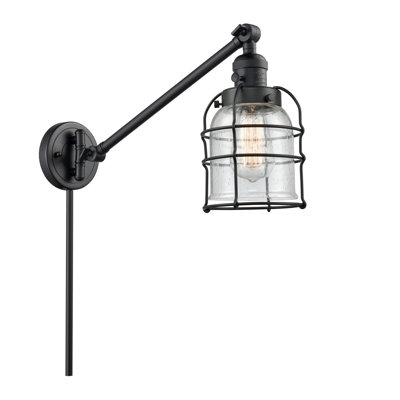 Koa Plug-in Swing Arm Sconce