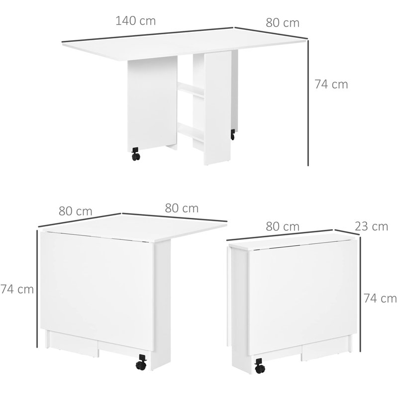 Folding Wooden Dining Table