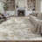 Elroy Modern Abstract Machine Washable Area Rug with Non-Slip Backing-1524795935