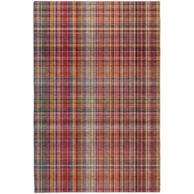 Premium Machine Washable Dream Shag ADS541 Plaid Rug
