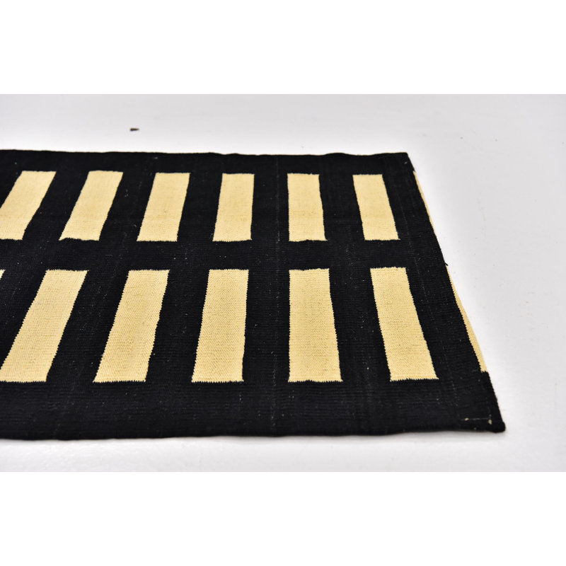 Tapis de couloir noir Jessen