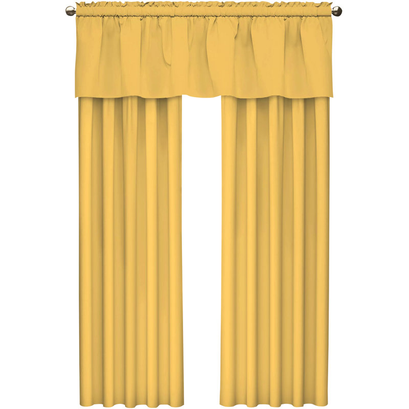 Eclipse Kids Microfiber Blackout Rod Pocket Curtains, Solid Thermaback Window Curtains for Bedroom, Kids Room or Nursery (1 Panel), 42 In wide x 63 In long, Pink