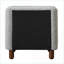 Table de chevet 2 tiroirs Grey Boucle