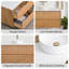 Meuble-lavabo mural simple 48 po avec comptoir en quartz 48 po-2088814337